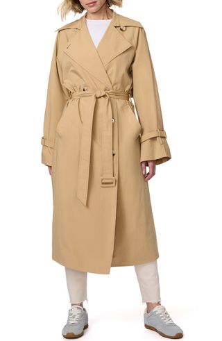 Double Breasted Belted Trench Coat