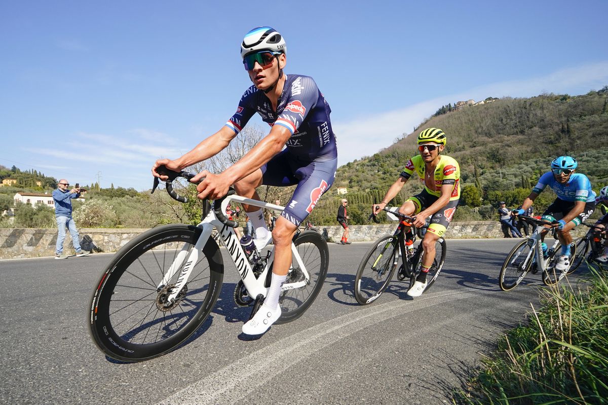 Settimana Internazionale Coppi e Bartali 2022 - 37th Edition - 4th stage Montecatini - Montecatini 158.7 km - 25/03/2022 - Mathieu Van Der Poel (NED - Alpecin - Fenix) - photo Massimo Fulgenzi/SprintCyclingAgency&Acirc;&copy;2022