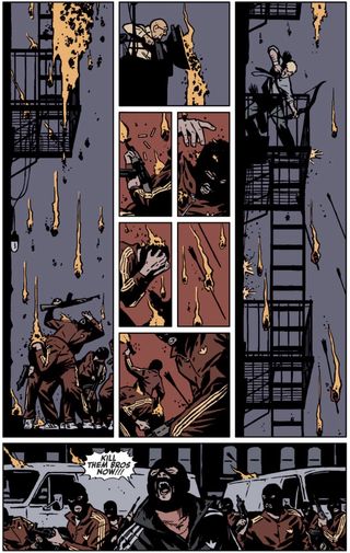 page from Hawkeye: My Life as a Weapon
