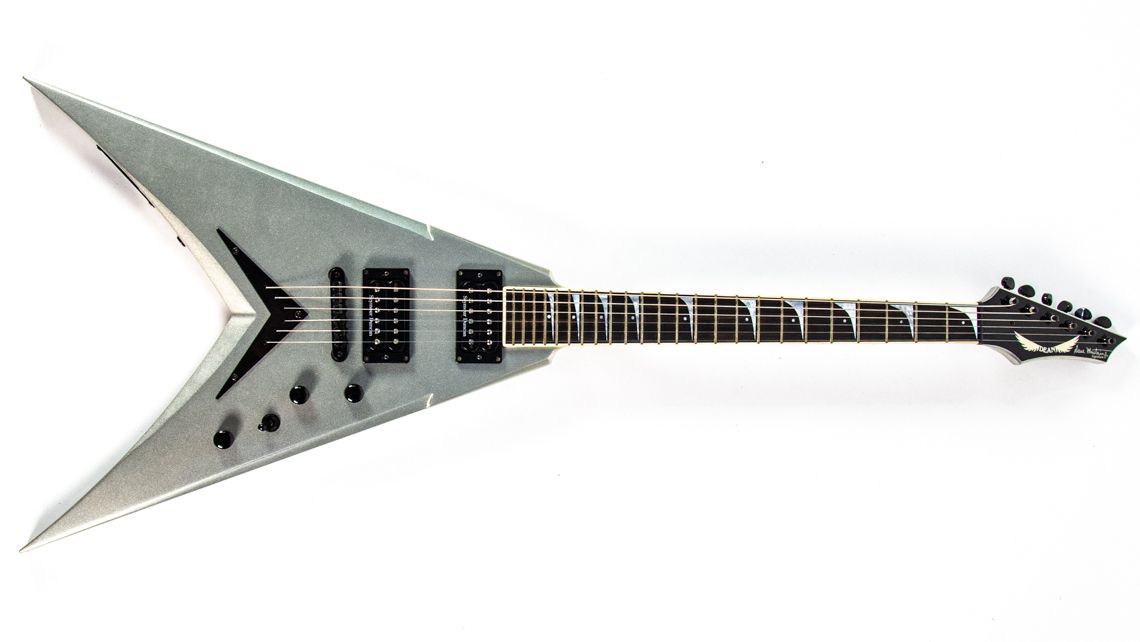 2007 Dean Dave Mustaine Signature Silver V Prototype (signed)