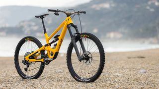 YT Industries mountain bike in yellow