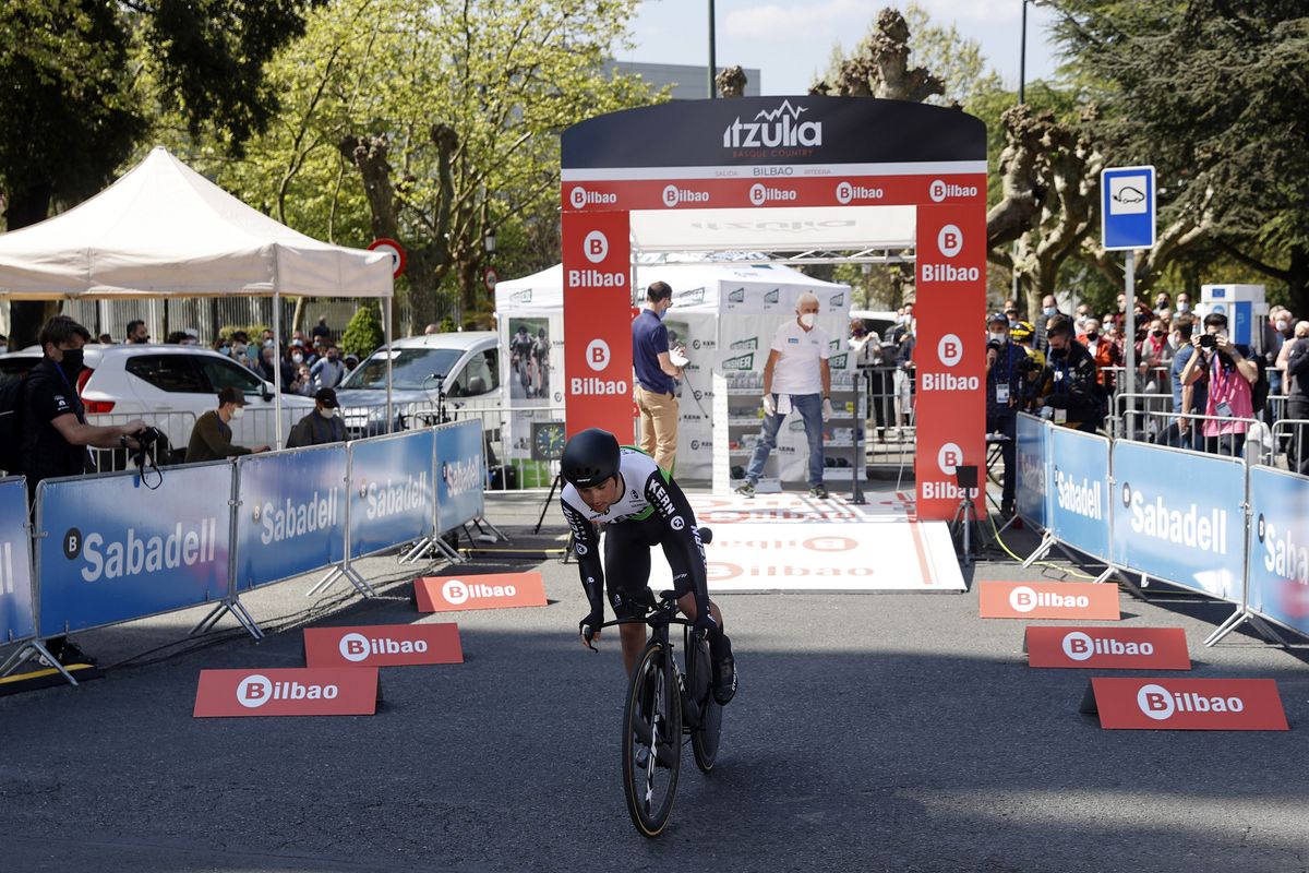 Itzulia Basque Country 2021 - 60th Edition - 1st stage Bilbao - Bilbao 13,9 km - 05/04/2021 - Jon Agirre Egana (ESP - Equipo Kern Pharma) - photo Luis Angel Gomez/BettiniPhoto&Acirc;&copy;2021