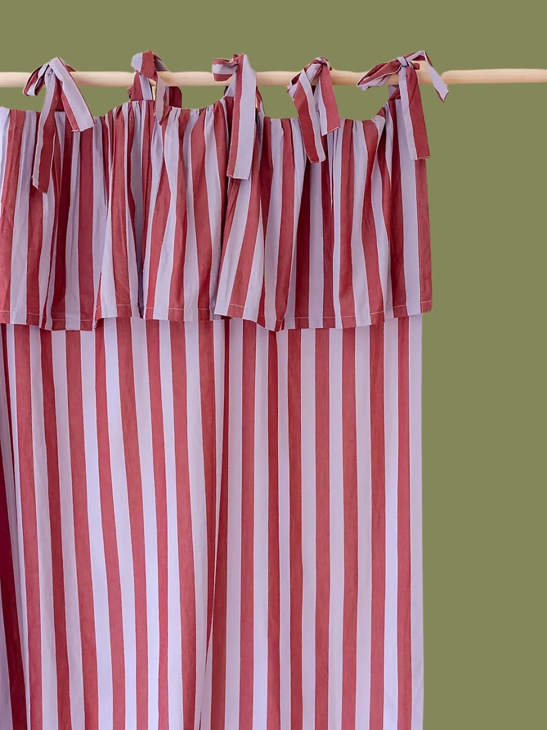 Anthropologie, Tbco Stripe Cotton Curtain