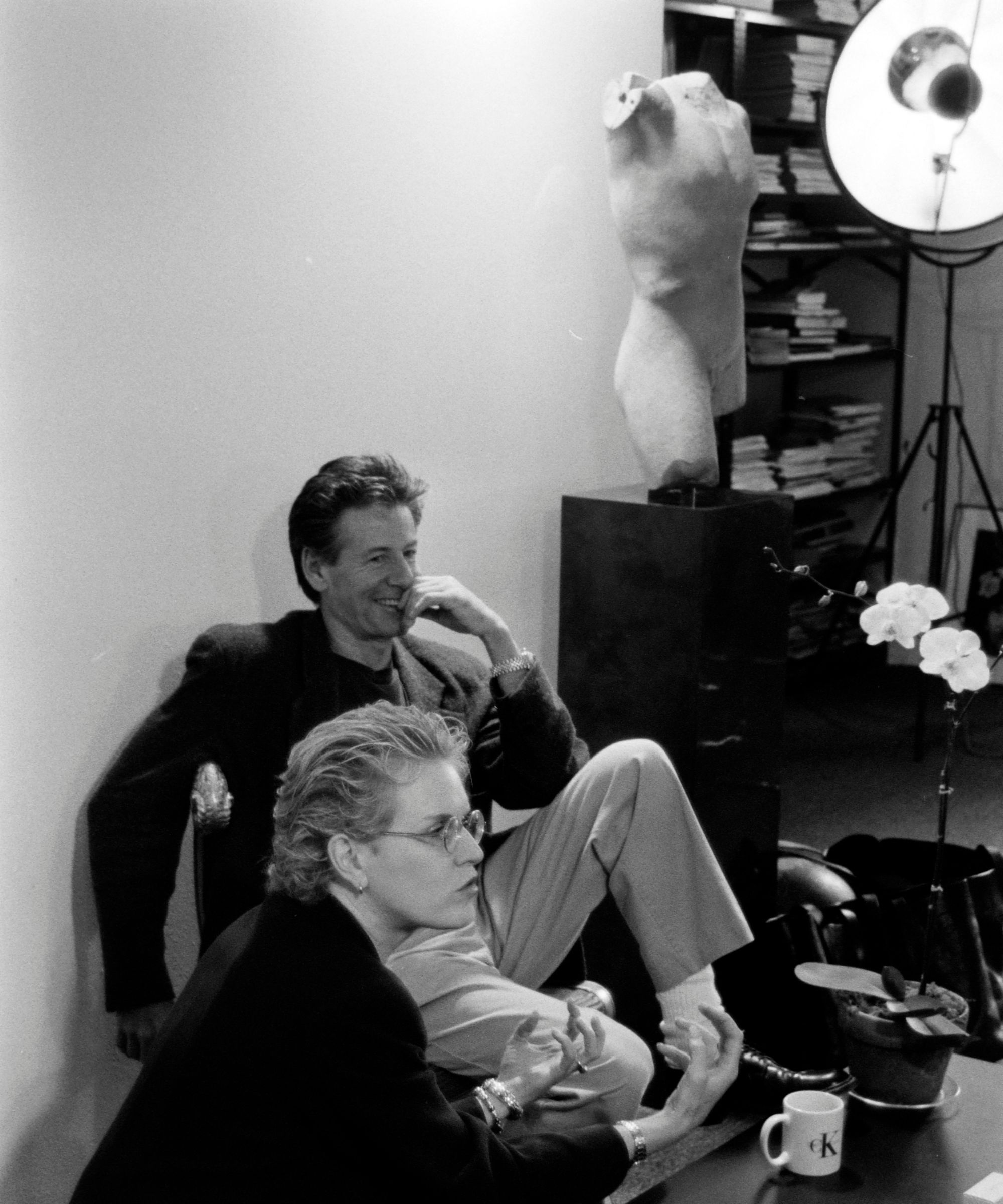 calvin klein's office in the '90s