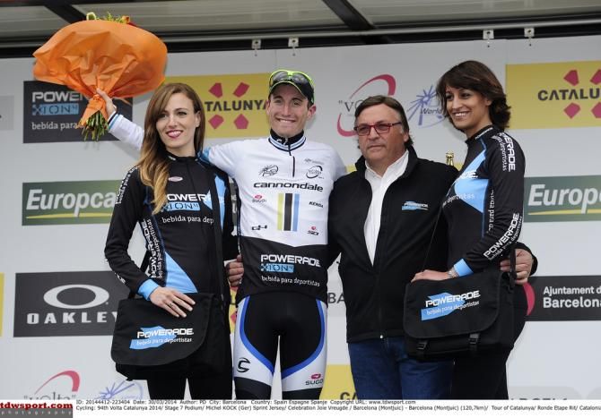 Sprint jersey winner, Michel Kock (Cannondale)