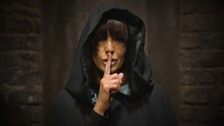 Claudia Winkleman in The Traitors trailer