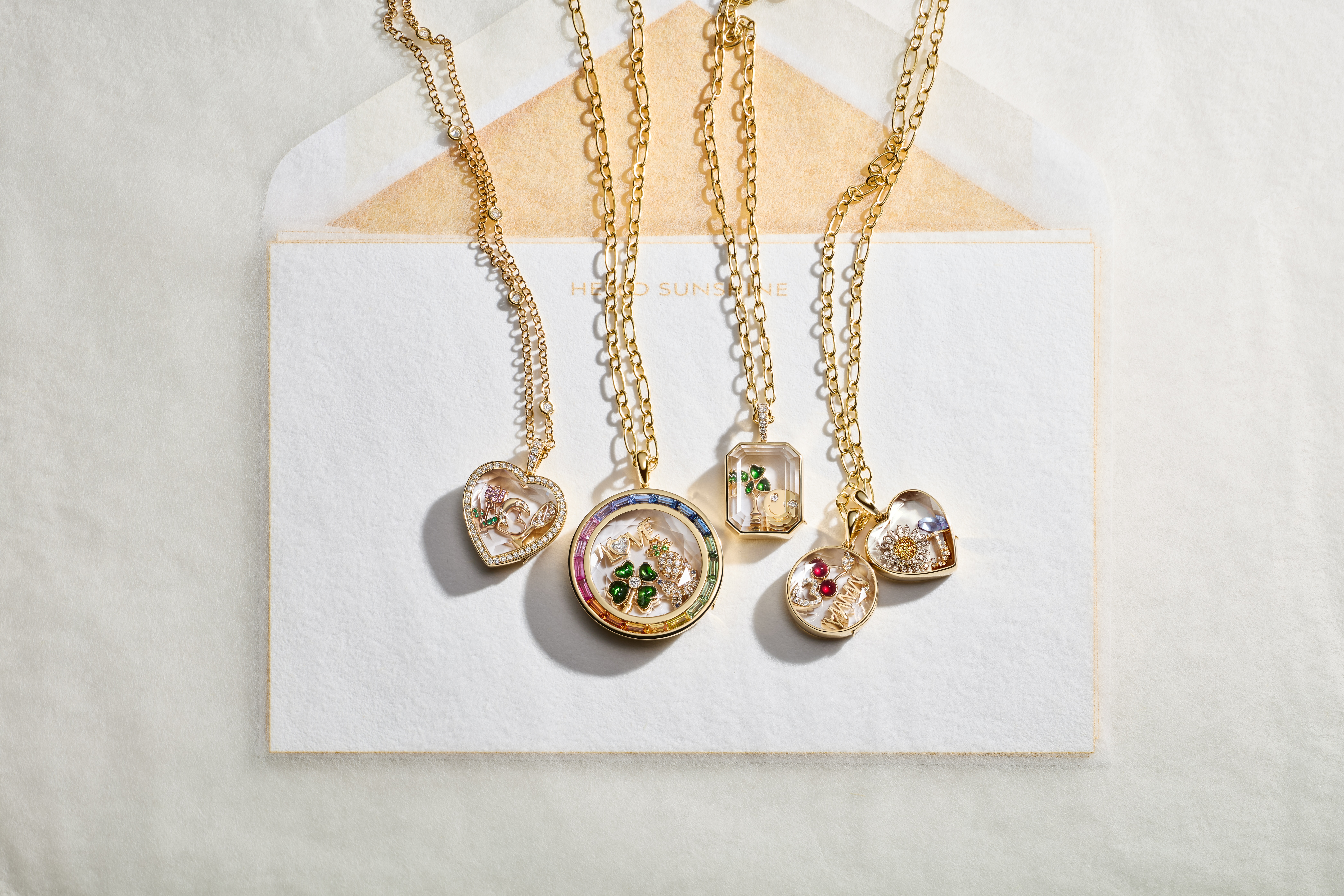 loquet london jewellery on an envelope