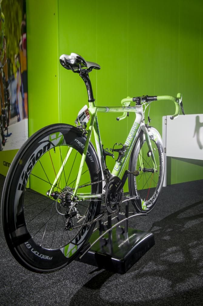Peter Sagan's Cannondale SuperSix with Hulk graphics