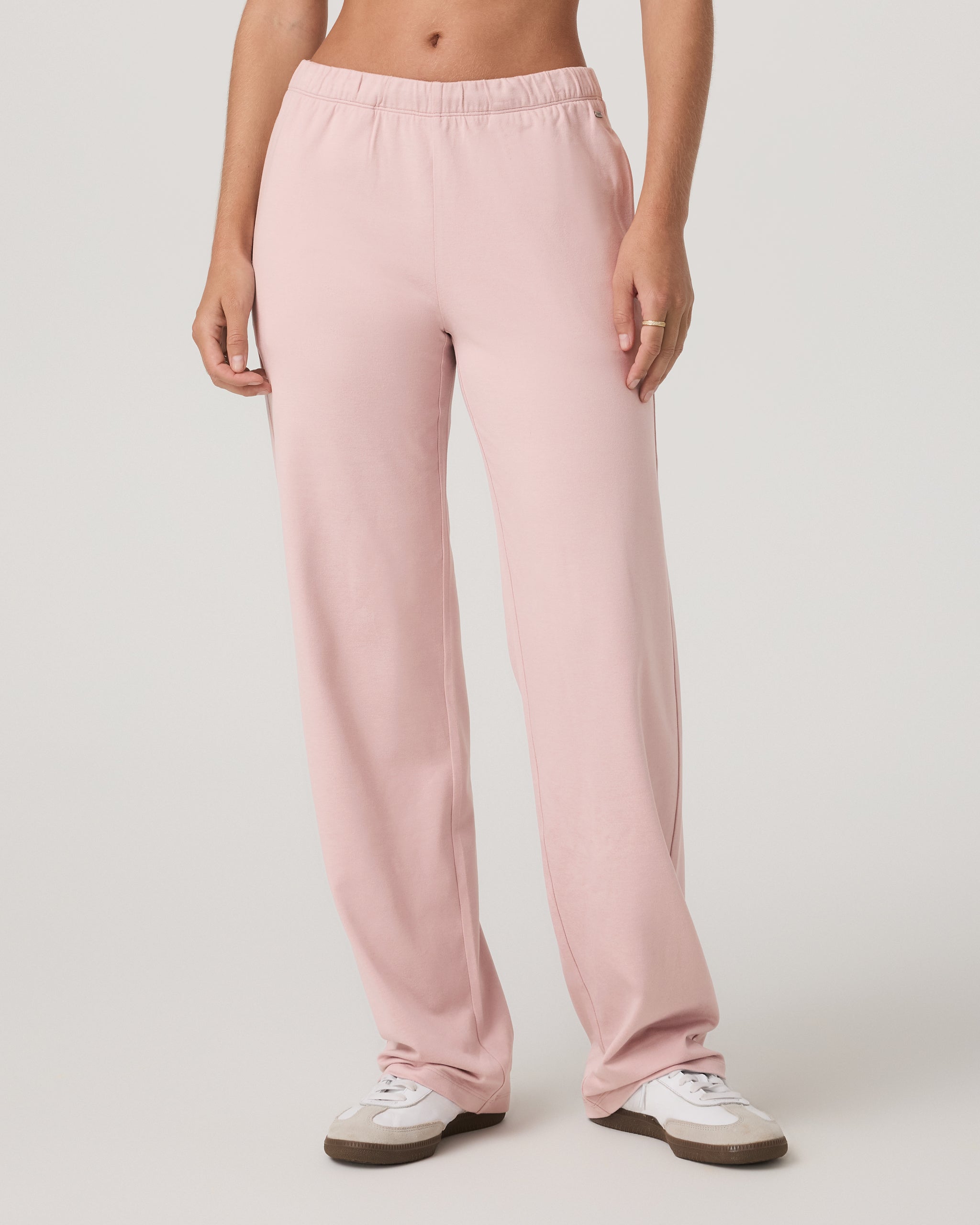 Halo Modern Straight Leg Pant - Vintage Rose Heather - Xxs