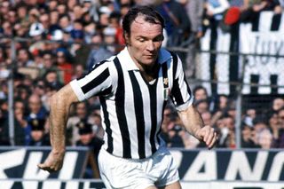 Jose Altafini in action for Juventus in the 1975/76 season.