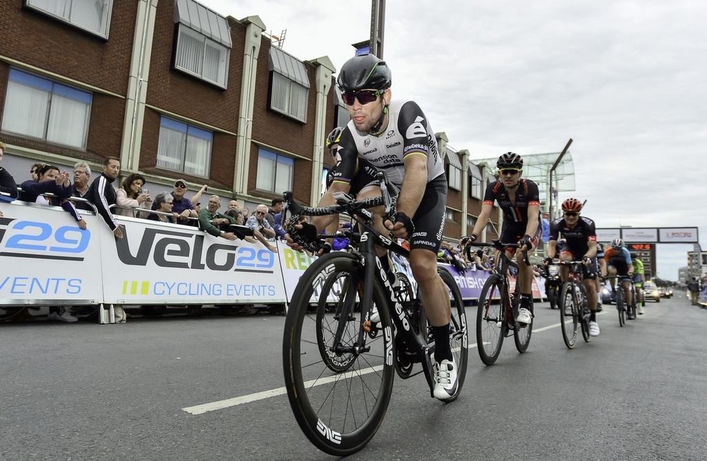 Mark Cavendish on the front