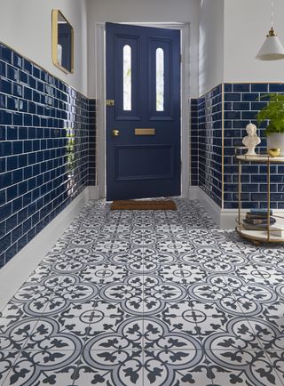Ledbury Marine Blue Pattern Tiles from Walls & Floors