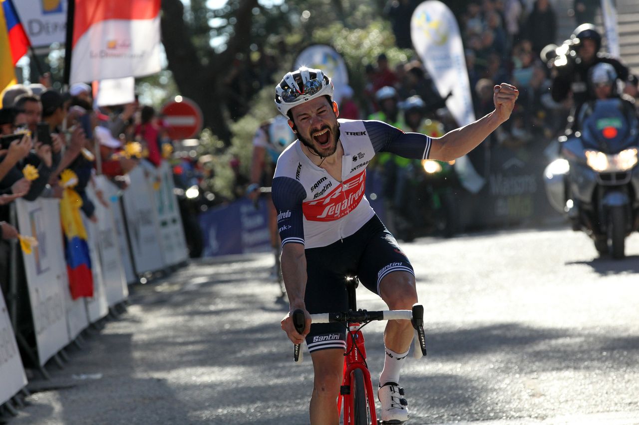 Tour Cycliste International du Var et des Alpes Maritimes 2020 - 52nd Edition - 3rd stage La Londe - Le Mont Faron 136 km - 23/02/2020 - Julien Bernard (FRA - Trek - Segafredo) - photo Regis Garnier/BettiniPhoto&Acirc;&copy;2020