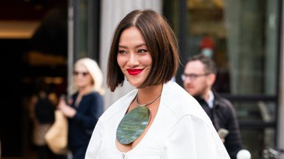 The sharp bob is a classic style—here's how to get it right