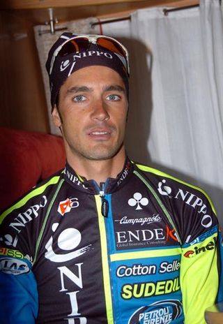 Eddy Ratti (De Rosa-Stac Plastic) tested positive for EPO in an out-of-competition test last month. He is pictured here in 2008 while a member of Italian team Nippo-Endeka