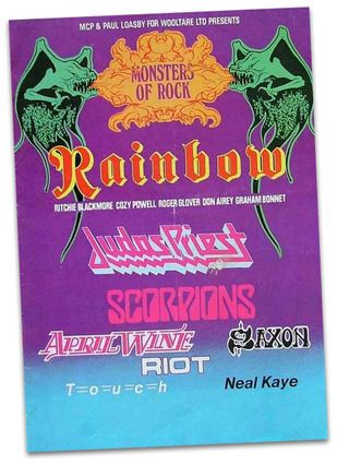 Minsters Of Rock 1980 poster