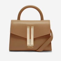 Nano Montreal purse in deep toffee smooth, £295, DeMellier