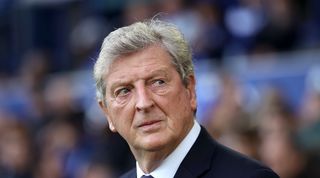 Roy Hodgson watches on