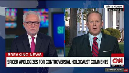 Sean Spicer apologizes for Hitler-Holocaust flub