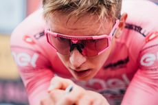 Tadej Pogačar in the Giro d'Italia pink jersey