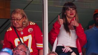 Swift is spotted watching one of Travis Kelce's NFL games alongside her mother, Donna, in Kansas City in September