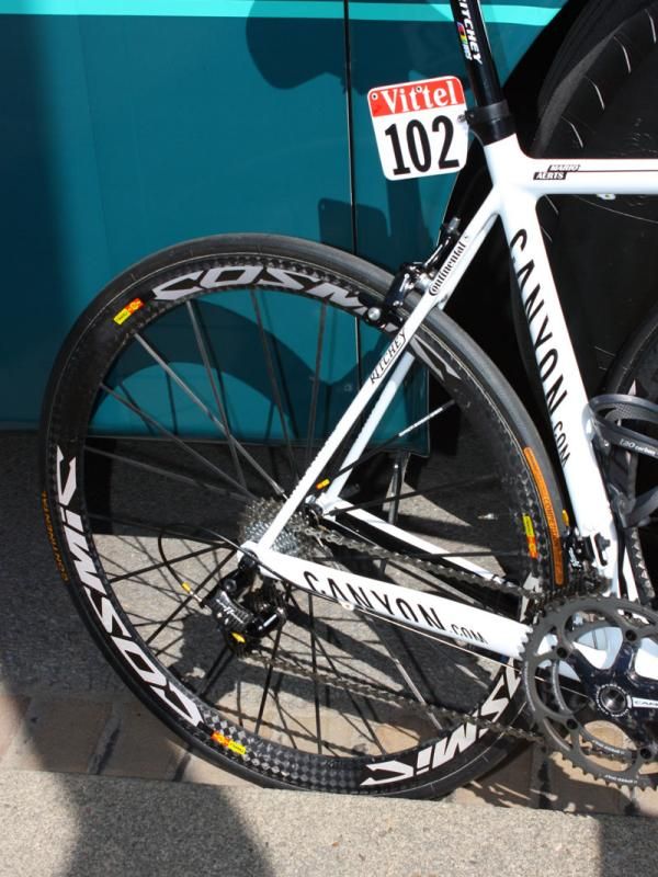 Omega Pharma-Lotto bikes have been fitted with Mavic's Cosmic Carbone Ultimate for much of the this year's Tour de France.