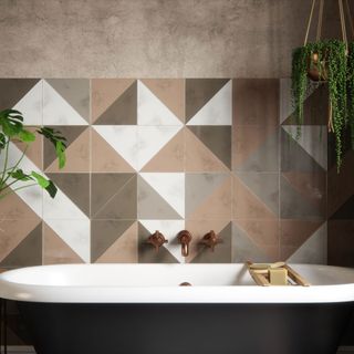 triangle ceramic tile