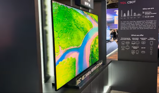 TCL LCD TV with WHVA panel tech as seen at CES 2024