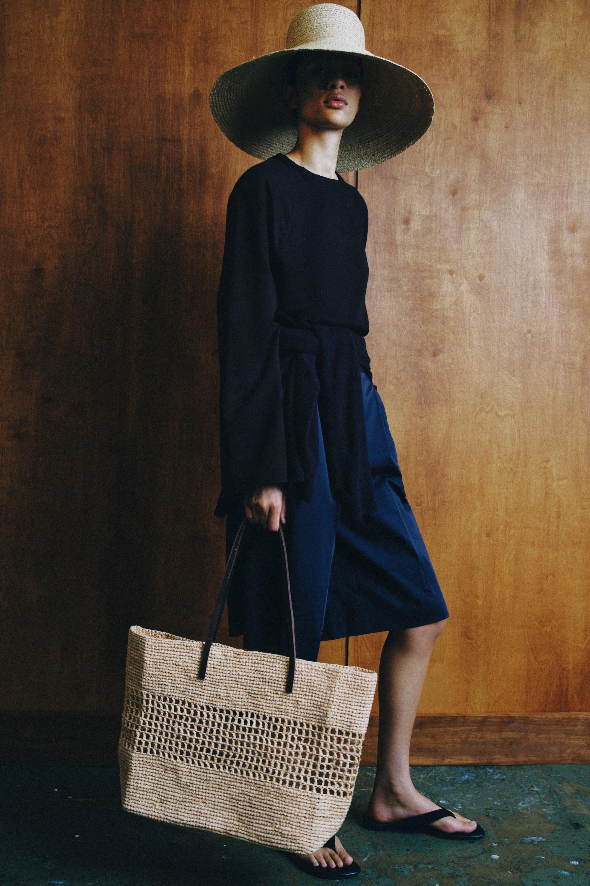 Raffia Tote Bag