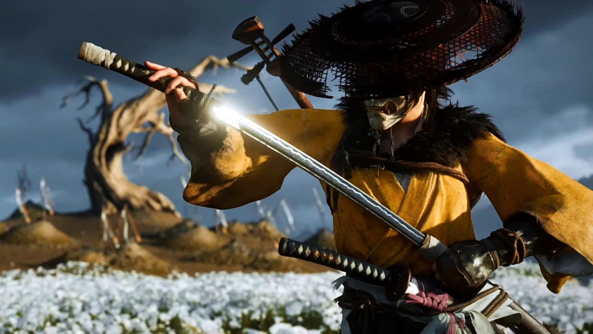 A screenshot from the video game "Ghost of Yotei."