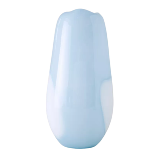 A light blue vase from Anthropologie