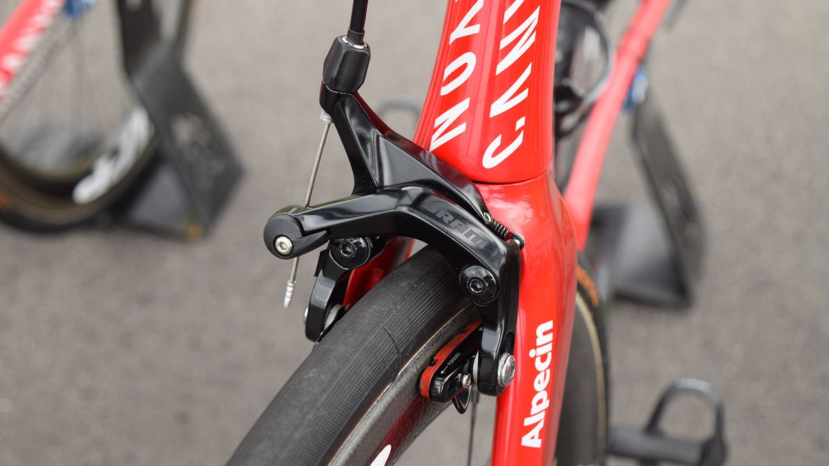 For the 2018 season SRAM have produced a direct-mount rim brake which has been used by Katusha-Alpecin