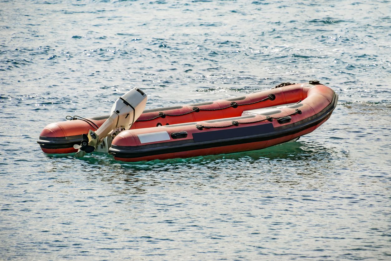 Rescue boat.