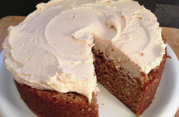 Banana Snack Cake with Vanilla Frosting - Belle of the Kitchen