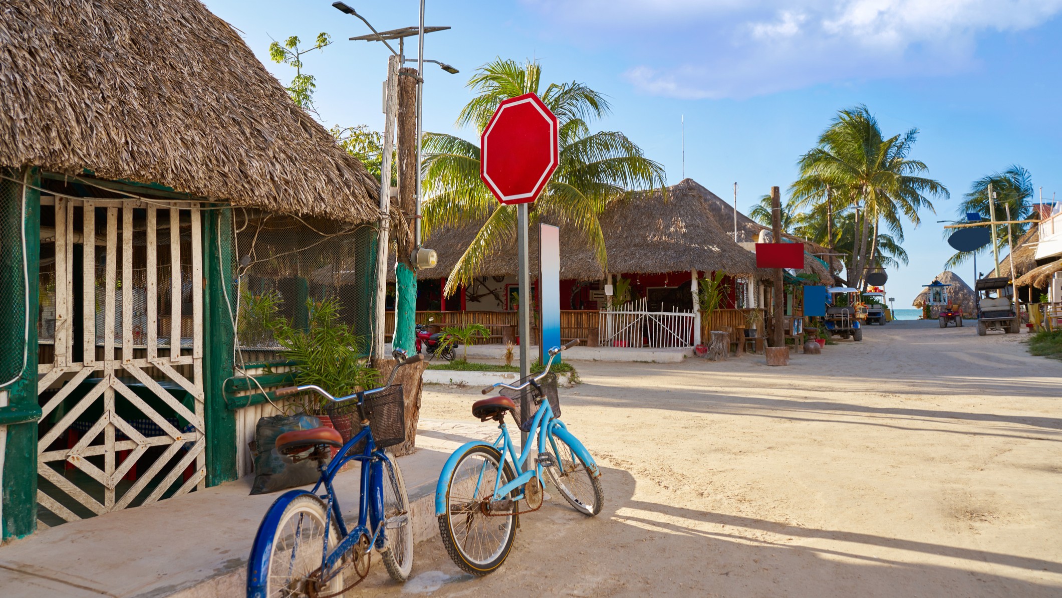 Holbox tropical Island in Quintana Roo Mexico