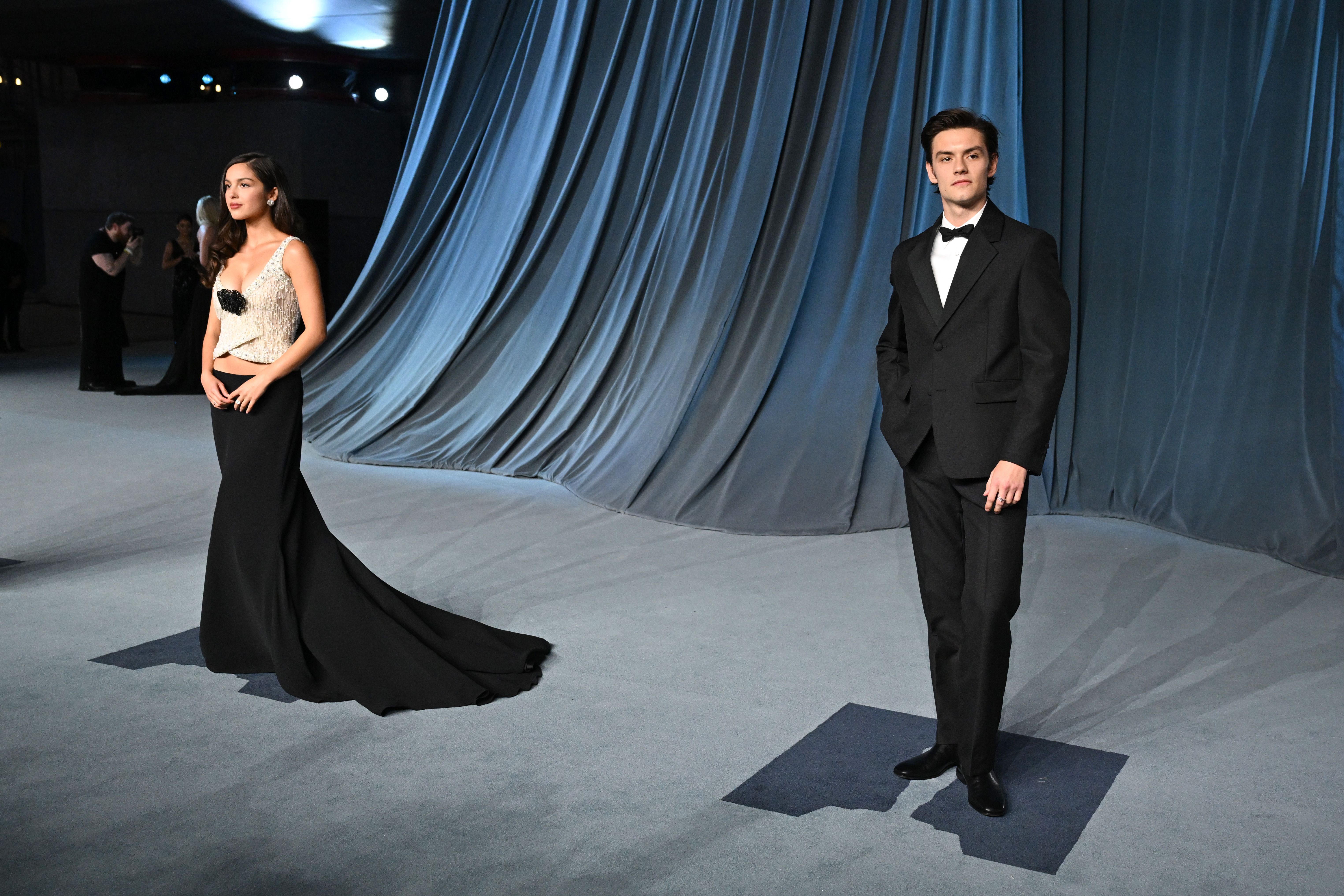 Olivia Rodrigo wears vintage Armani to attend the Academy Museum 5th Annual Gala in Partnership with Rolex at Academy Museum of Motion Pictures on October 18, 2025