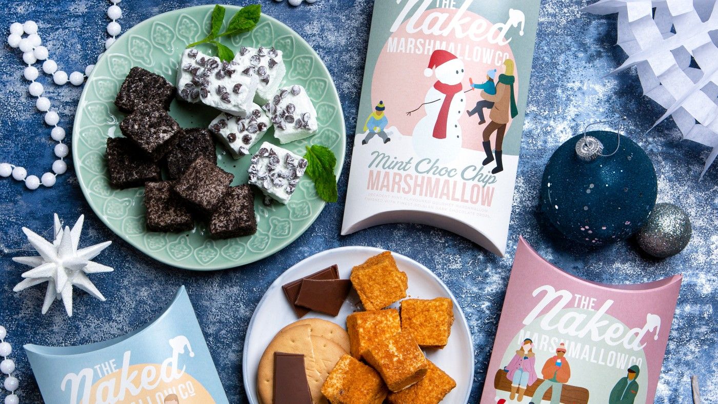 Festive-edition gourmet marshmallows