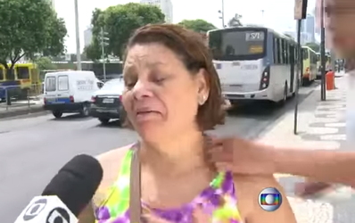 Brazilian woman talking about crime on live TV is attacked by a would-be thief