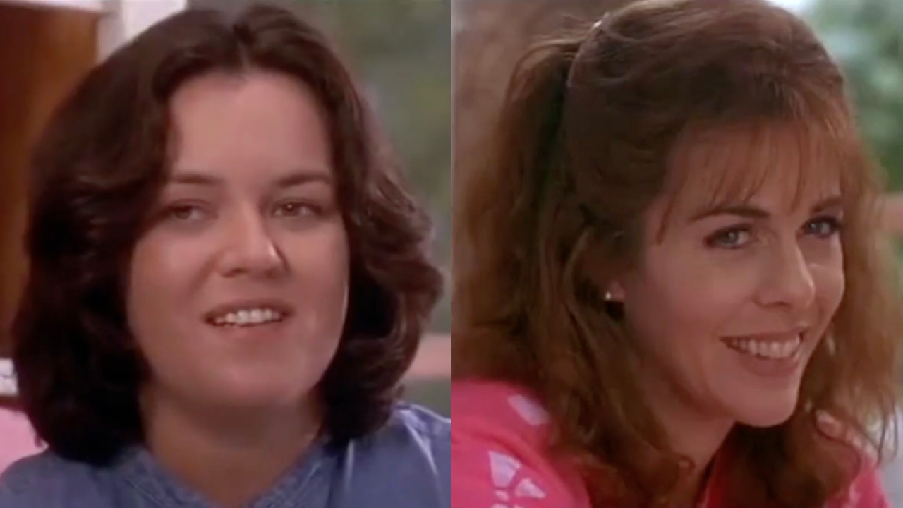 Rosie O'Donnell and Rita Wilson as an adult Roberta and Chrissy.