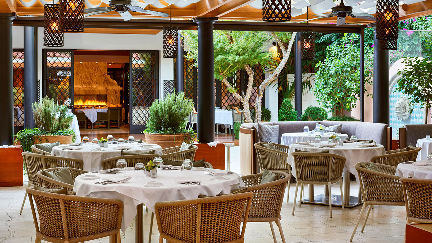 Wolfgang Puck restaurant at the Hotel Bel-Air