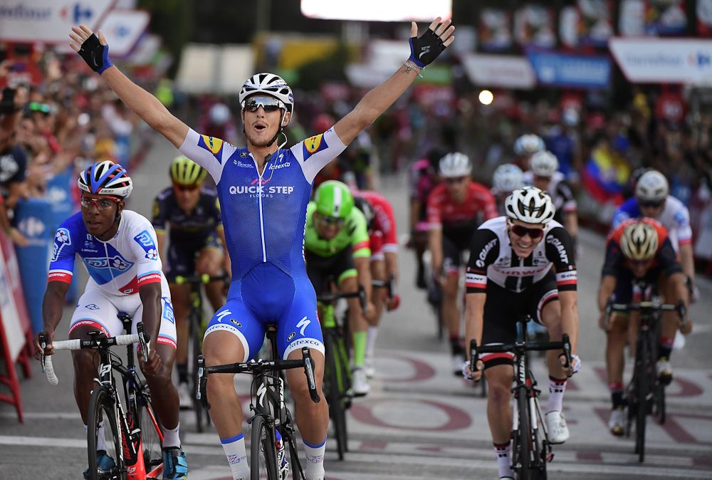 Matteo Trentin wins the final stage of the 2017 Vuelta a Espana