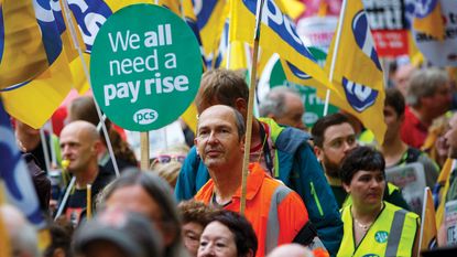TUC demonstration for higher wages