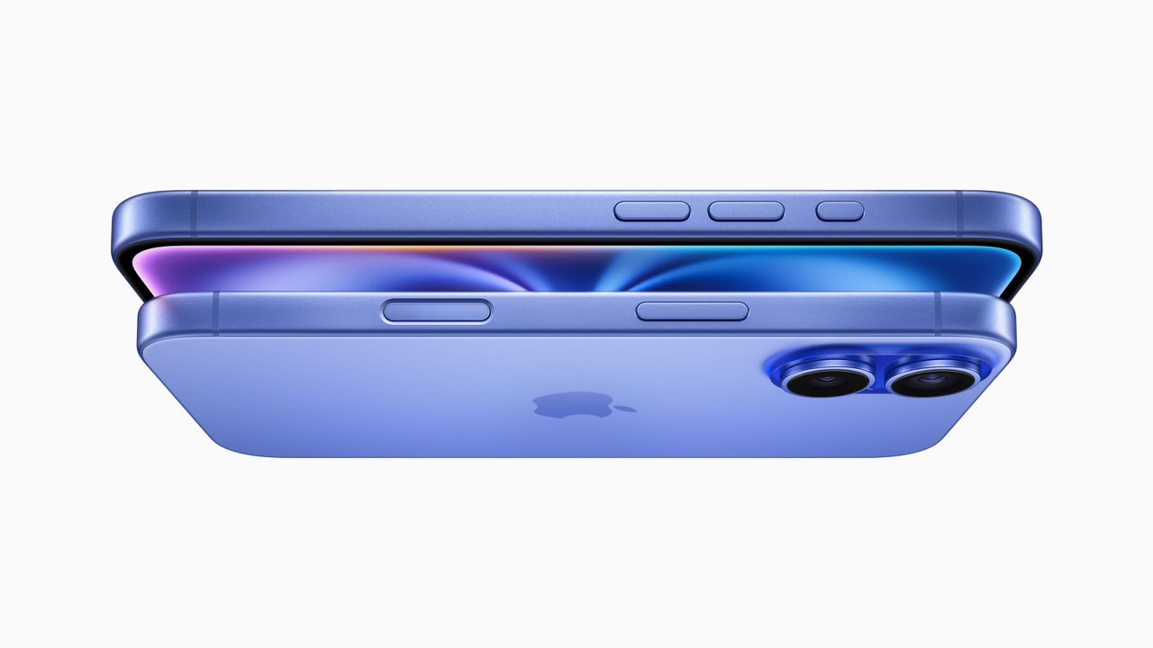 iPhone 16/16 Plus models on a white background