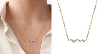 Vashi Lovestrike Small Pavé Necklace