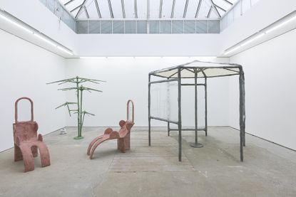 A collection of 'non-binary' sculptures, by Oren Pinhassi, at Edel Assanti Gallery, London