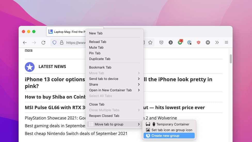 safari tab groups chrome