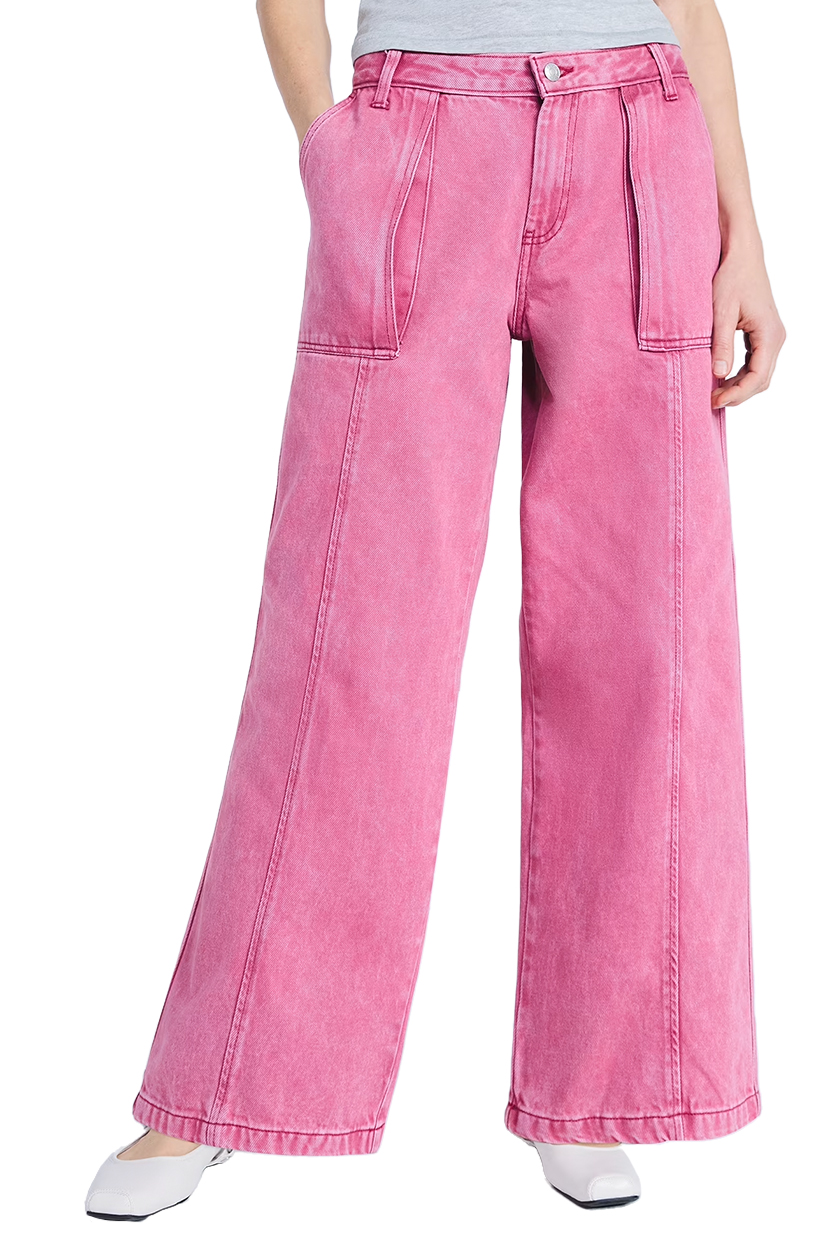 Scoop, Slouchy Wide Leg Jeans With Utility Pockets
