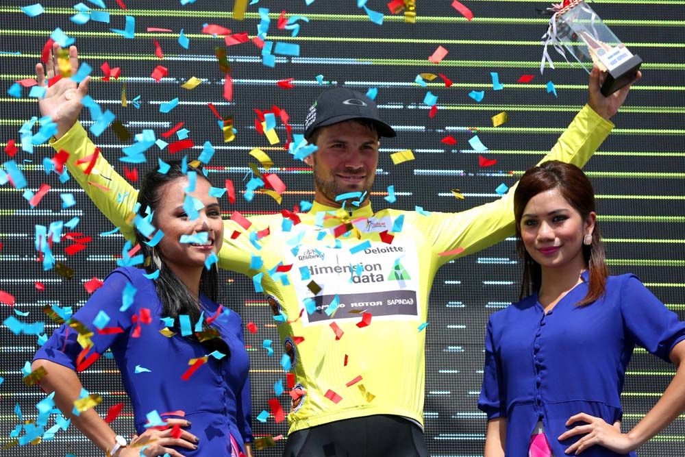 Reinardt Janse Van Rensburg (Dimension Data) stayed in yellow