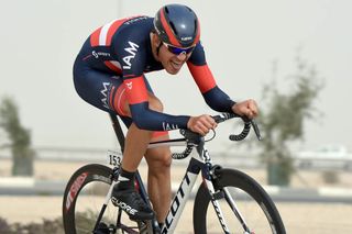 Matthias Brandle on stage three of the 2015 Tour of Qatar