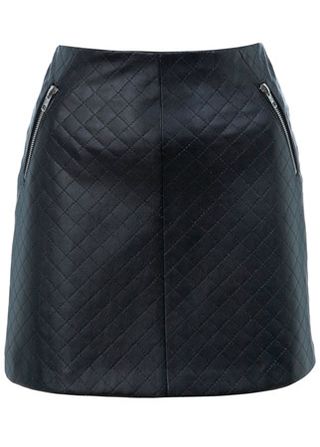 Miss Selfridge quilted skirt, £35